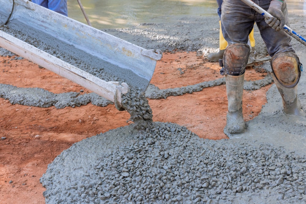 Concrete Driveway pouring