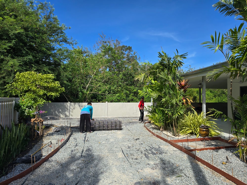 stamped concrete patio