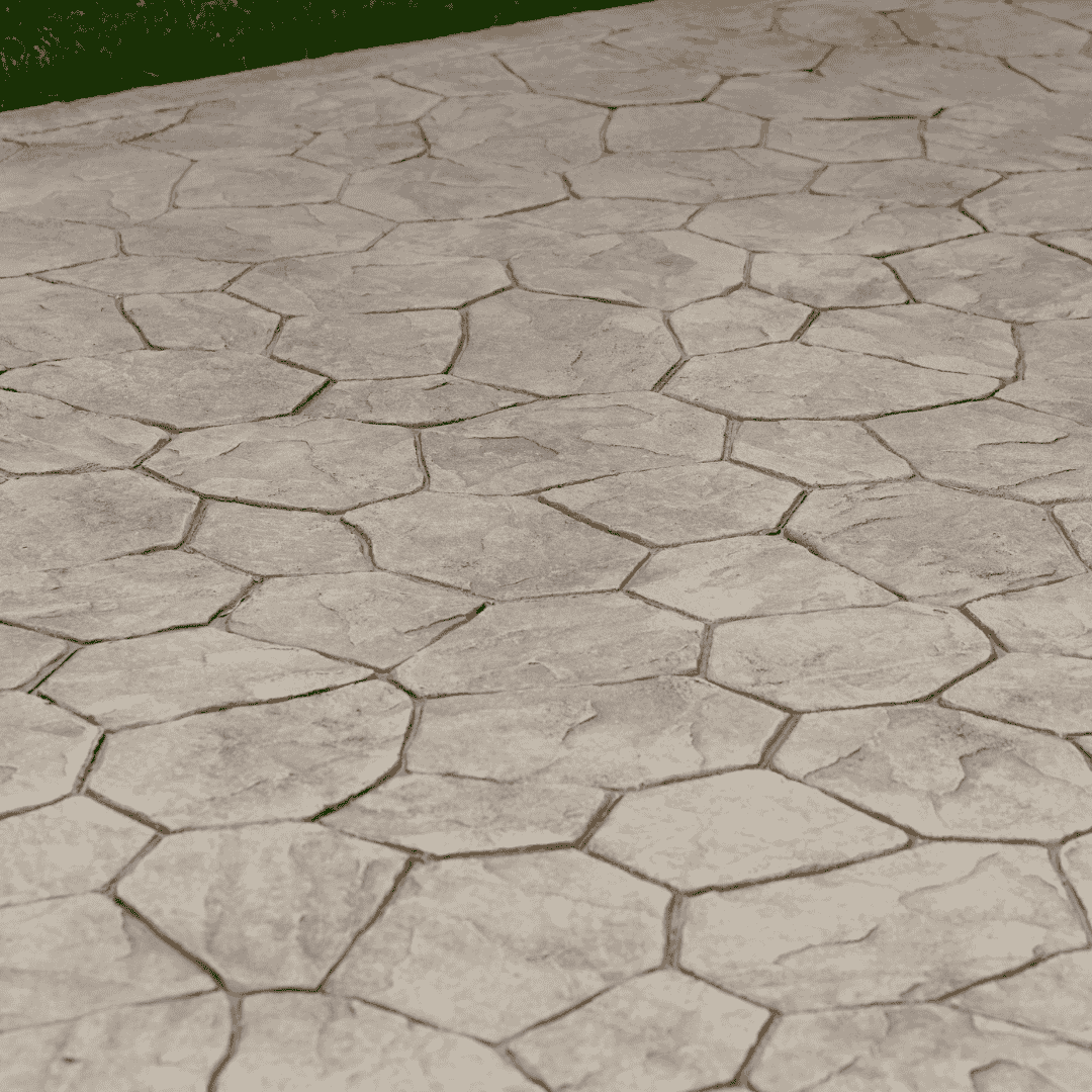 stamped concrete resurfacing pattern